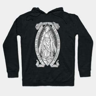 Immaculate Conception 03 - black bkg Hoodie